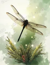 Dragonfly Nature Canvas Wall Art for Living Room Home Decor wall art print
