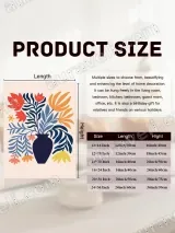 Boho Floral Vase Canvas Wall Art for Living Room Bedroom Home Decor – view 6