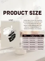 Abstract Black & White Brushstroke Canvas Wall Art for Living Room Home Decor – view 7