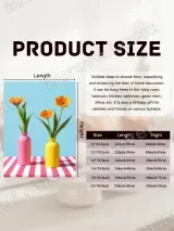 Colorful Vases & Orange Flowers Canvas Wall Art for Home Decor – вид 7