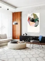 Abstract Geometric Polygon Canvas Wall Art for Living Room Home Decor – view 5