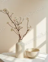 Minimalist Floral Still Life Canvas Wall Art for Living Room Home Decor wall art print