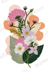 Botanical Floral Canvas Wall Art for Bedroom and Living framed modern home decor