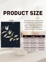 Neutral Toned Leaf Branch Canvas Wall Art for Living Room Home Decor – view 7
