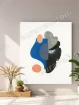 Abstract Geometric Shapes Canvas Wall Art for Living Room Bedroom Home Decor – view 4