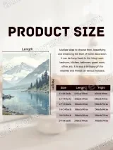 Mountain Lake Landscape Canvas Wall Art for Living Room Home Decor – view 6
