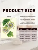 Passion Flower Botanical Canvas Wall Art for Living Room Home Decor – view 7