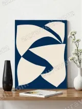 Abstract Geometric Canvas Wall Art for Living Room Home Decor