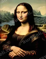 Mona Lisa Artistic Canvas Wall Art for Living Room Home Decor living room wall art for modern home decor
