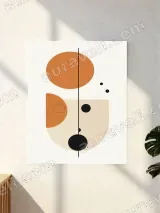 Abstract Geometric Shapes Canvas Wall Art for Living Room Bedroom Home Decor – view 2