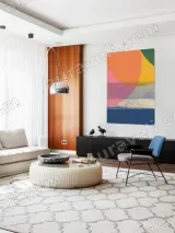 Abstract Geometric Canvas Wall Art for Living Room Bedroom Home Decor – view 5