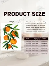 Watercolor Oranges Canvas Wall Art for Living Room Home Decor – view 7