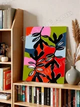 Abstract Botanical Canvas Wall Art for Living Room Home Decor – view 5