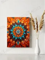 Boho Mandala Floral Canvas Wall Art for Living Room Bedroom Home Decor – вид 4