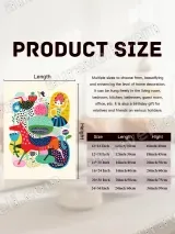 Playful Polka Dot Animal & Character Canvas Wall Art for Home Decor – view 7
