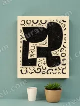 Abstract Geometric Canvas Wall Art for Living Room Home Decor – вид 2
