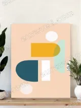 Abstract Geometric Canvas Wall Art for Living Room Bedroom Home Decor