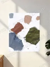 Colored Rocks Canvas Wall Art for Living Room Bedroom Home Decor