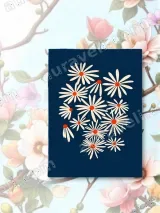 Daisy Floral Canvas Wall Art for Living Room & Bedroom Home Decor – view 2