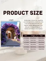 Purple Hydrangea Archway Canvas Wall Art for Home Decor – view 7