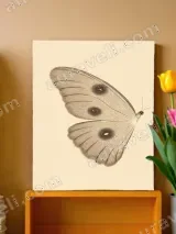 Vintage Butterfly Canvas Wall Art for Living Room Bedroom Home Decor – view 2