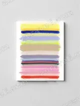 Abstract Colorful Stripes Canvas Wall Art for Living Room Home Decor – view 2