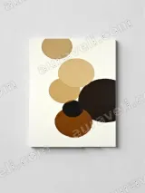 Abstract Circles Canvas Wall Art for Living Room Bedroom Home Decor – view 2