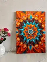 Boho Mandala Floral Canvas Wall Art for Living Room Bedroom Home Decor – вид 2