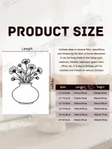 Minimalist Daisy Vase Line Art Canvas Wall Art for Home Decor – view 7