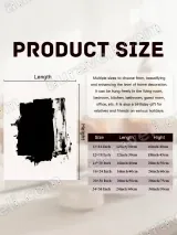 Abstract Black Ink Brushstroke Canvas Wall Art for Modern Home Decor – view 7