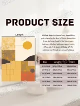 Abstract Geometric Landscape Canvas Wall Art for Living Room Home Decor – view 7