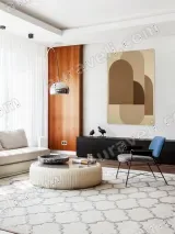 Minimalist Geometric Arch Canvas Wall Art for Living Room Home Decor – view 5