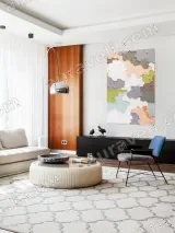Abstract Textured Color Block Canvas Wall Art for Living Room Home Decor – вид 4
