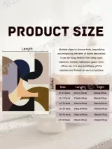 Abstract Geometric Canvas Wall Art for Living Room Bedroom Home Decor – view 7