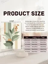 Abstract Botanical Leaves & Berries Canvas Wall Art for Home Decor – view 7