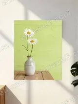 Daisy Flowers in Vase Canvas Wall Art for Home Decor – view 3