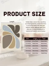 Abstract Organic Shapes Canvas Wall Art for Living Room Bedroom Decor – view 6
