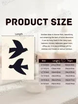 Two Birds Silhouette Minimalist Canvas Wall Art for Home Decor – view 7