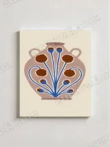 Floral Vase Canvas Wall Art for Living Room Bedroom Home Decor – view 2