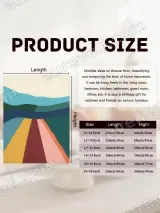 Abstract Geometric Road Landscape Canvas Wall Art for Living Room Decor – view 7