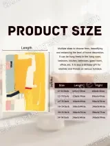 Abstract Color Block Canvas Wall Art for Living Room Home Decor – view 6