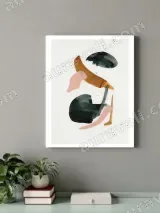 Abstract Brushstroke Canvas Wall Art for Living Room Bedroom Home Decor