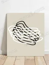 Abstract Line Art Canvas Wall Art for Living Room Home Decor