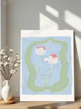 Tulip Floral Canvas Wall Art for Bedroom Living Room Home Decor – view 4