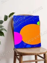 Abstract Colorful Circles Canvas Wall Art for Home Decor – view 4