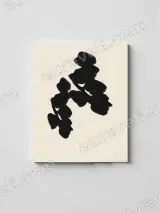 Abstract Botanical Silhouette Canvas Wall Art for Living Room Home Decor – view 2