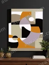 Abstract Geometric Canvas Wall Art for Living Room Bedroom Home Decor – view 3