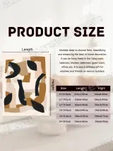 Abstract Geometric Canvas Wall Art for Living Room Decor – view 7
