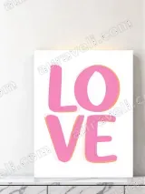 LOVE Typography Canvas Wall Art for Living Room Bedroom Home Decor – вид 3