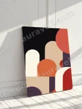 Abstract Geometric Shapes Canvas Wall Art for Living Room Home Decor – вид 3